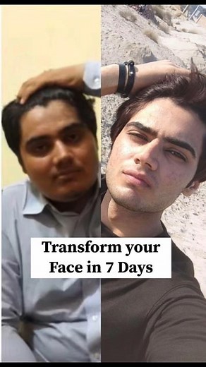 Transform your face in 7 days | #transformation