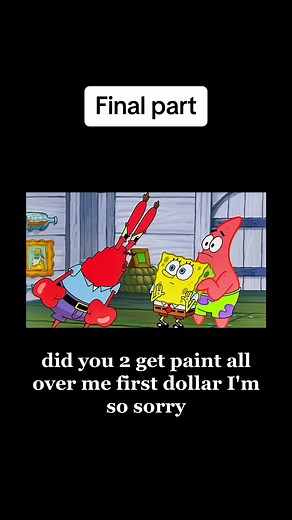 SpongeBob “Wet Painters” in 5 minutes! Final part! #CapCut #spongebob #spongebobsquarepants