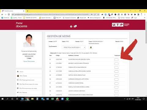 Cómo subir tus notas al portal docente UTP
