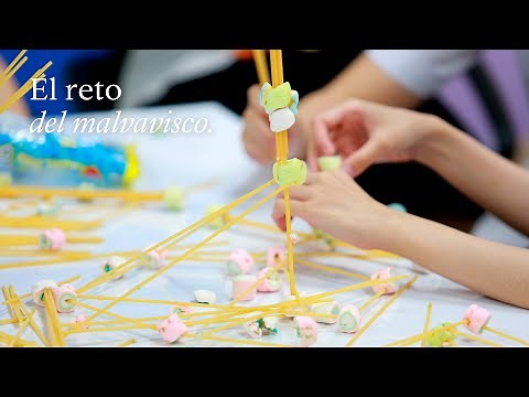 TRABAJAR en EQUIPO: RETO del MALVAVISCO (The Marshmallow Challenge) | EduCaixa