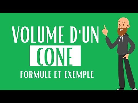 How to calculate the volume of a cone? 3-minute explanation & formula