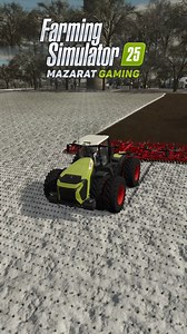 Plowing in The Snow with Claas Xerion 12 650 - Farming Simulator 25 #Plowing #Snow #Claas #FarmingSimulator25 #Farming | Mazarat Gaming