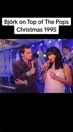 Björk on Top of The Pops Christmas 1995 #bjork #bjorktok #bjorkmusic #bjorkismother