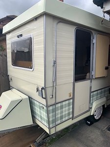 1983 Gobur slimline 10ft folding caravan with  Isabella awning  | eBay UK
