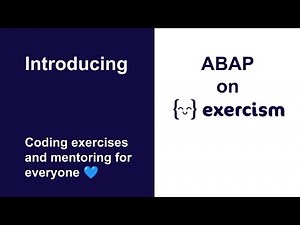 Introducing ABAP on Exercism - practice and improve your ABAP skills online