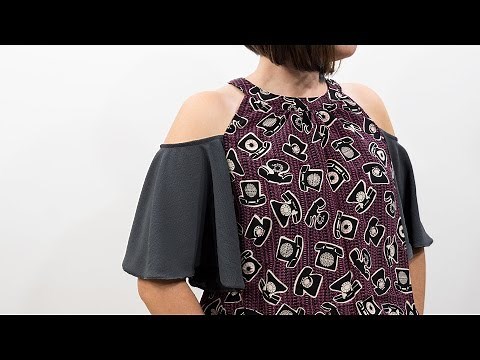 How to Sew a Cold Shoulder Sleeve