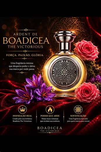 Ardent Boadicea the Victorious: resenha da rosa, mel e oud