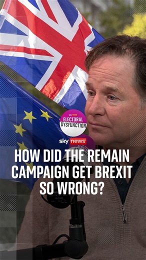 Almost 10 years since the Brexit referendum, Beth Rigby sits down with former Deputy PM Nick Clegg to ask what really went wrong. From the failures of the Remain campaign to the rise of grievance politics, Nick Clegg argues Brexit was an elite-driven project that has left the UK poorer, weaker and more dependent on American tech #SkyNews #Podcasts #Brexit #Politics #UKPolitics #NickClegg #Europe #EU | Sky News