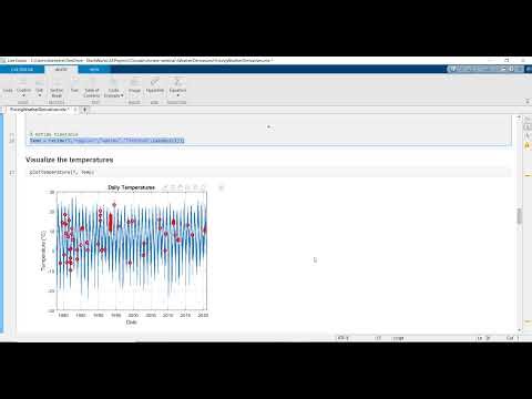 Pricing Weather Derivatives with MATLAB