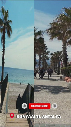 Walking Turkey’s Most Beautiful Beach | Konyaaltı Beach 4K
