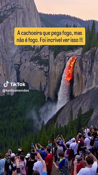 Cachoeira de Fogo: O Mágico Firefall de Yosemite