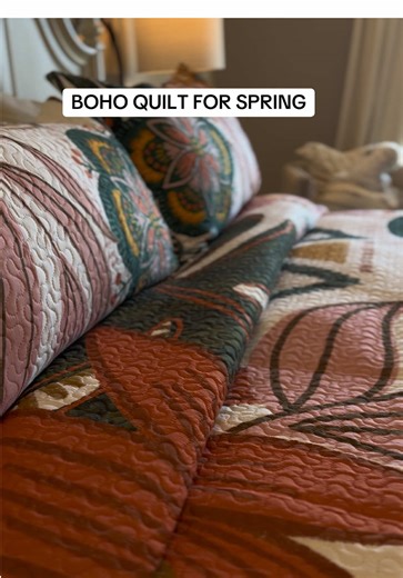 The Prettiest Boho Quilt for Spring