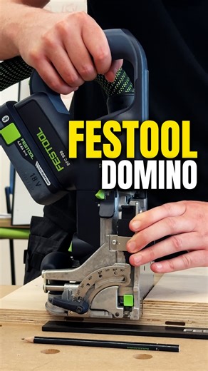 ITS on Instagram: "We still can’t believe how EASY the Festool Domino is… Anyone can get clean, pro-level joints with this thing 👇 It’s the ultimate cheat code for perfect joinery.💪 #festooldomino #festool #joinery #woodshoplife #powertools #DIYWoodworking #tooltok #festoolfan #ITStools"