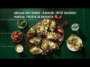 Mansikka-raparperipaistos pekonilla 🍓🥓