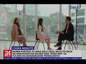 Back-to-back interview nina Barbie Forteza, Mika Dela Cruz bilang "Kara Mia"
