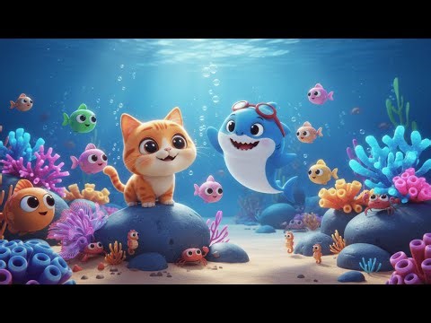 Kitty Tiburón Bebé 🦈 | Nursery Rhymes & Baby Songs | Fun Animal & Ocean Adventure Song for Toddlers