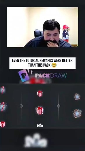 THE TUTORIAL REWARDS WERE BETTER ....... #packdraw #win #shorts #funny #viral