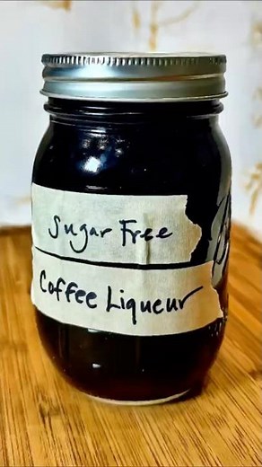 DIY Low Sugar Kahlúa Coffee Liqueur Recipe ☕️🫘 #Homemade #Kahlua #CoffeeLovers