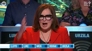 Deborah Frances-White's Debut on Have You Been Paying Attention? #HYBPA | Have You Been Paying Attention?