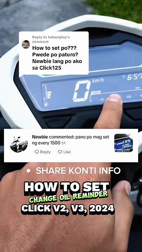 How to Reset Honda Click Change Oil Indicator