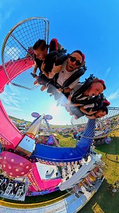 31K views · 313 reactions | Join us in 360 for our FIRST ride on the UK'S NEWEST Loop Fighter PSYCHO  It may look sweet BUT it definitely went PYSCHO when the seats unlocked 朗 #funfair #insta360 #carnival | Themepark_madness | Facebook