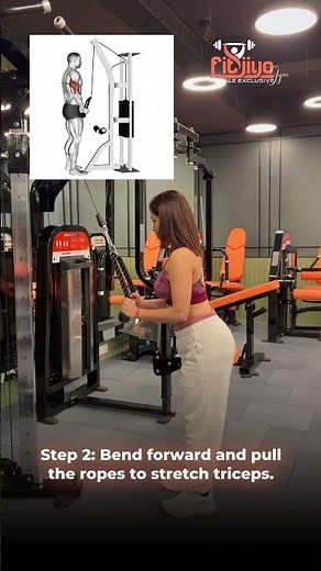 Triceps Rope Extension | Build Bigger & Stronger Arms 💪 | Best Triceps Workout