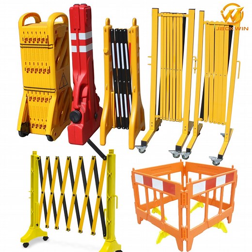 [Hot Item] Jackwin Portable Expandable a-Gate Plastic Barricade Extensible Barrier Foldable Safety Fence