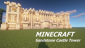 Sandstone Castle Tower (Tutorial) Minecraft Map