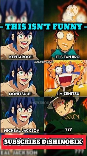 THE LAST ONE HAD ME DEAD 😂#anime#demonslayer#shorts#trending#viral#shortsfeed#funny#d1verse#inosuke