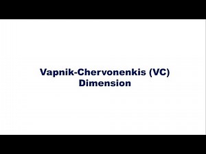 Understanding VC Dimension(Vapnik Chervonenkis Dimension) - Simplified Explanation for Beginners