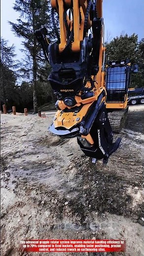 Innovative Excavator Grapple Rotator System : Best Precision Material Control