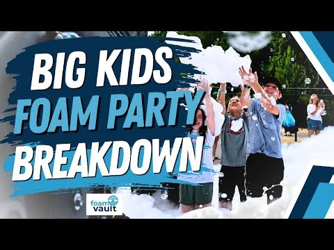 Real Setups: Big Kids Foam Party