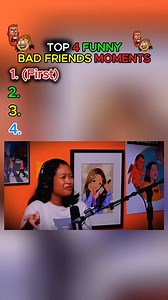 Top 4 funny Bad Friends moments ever #badfriends #funnymoments #podcast | Podcaster