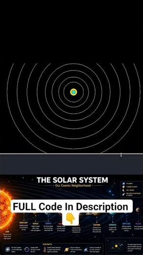 Python Project | Solar System Simulator #python #coding