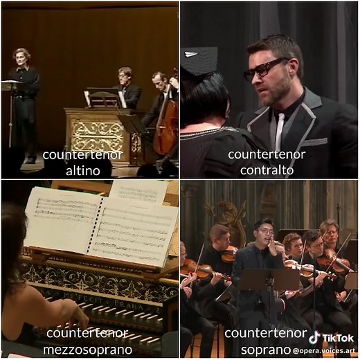 Collage of Opera Voices: Altino Gerard Lesne and Contralto Randall Scotting