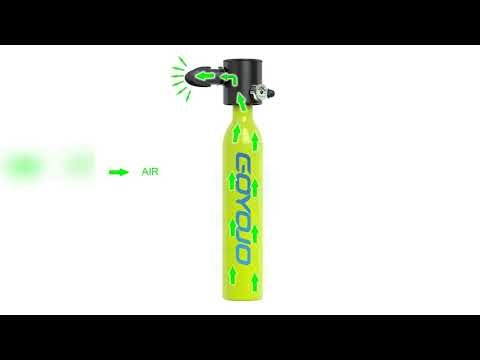 A must-have product #Mini Scuba Tank Diving Equipment Underwater Diving Cylinder Inflator 0.5L Out