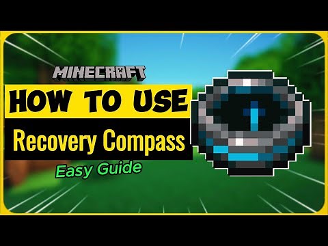 How to Craft and Use Recovery Compass in Minecraft | Easy Tutorial