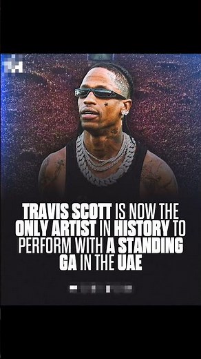 Travis Scott MAKES HISTORY in Qatar — Only Artist EVER with Standing GA Crowd! #travisscott #qatar