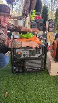 @efurden 12000 Watt Inverter Generator with 9000 watts running for power outages #generator