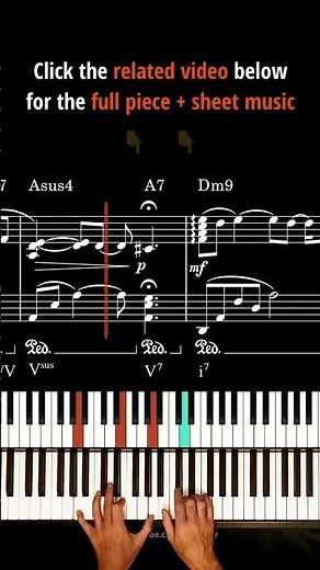 Powerful Chords in D minor with Sheet Music (Primroses Excerpt 1)