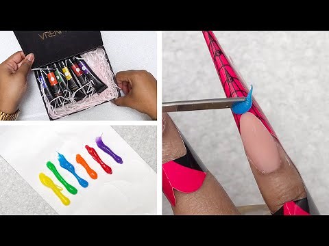 Testing a Rainbow Polygel Kit from Amazon (Is it better than Makartt?)