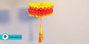 Paper Fan Lantern | Year of the Rabbit Crafts