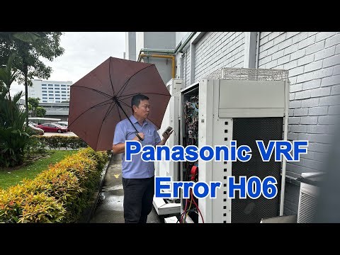 Identifying the cause of a failure in a (VRF) air conditioning system
