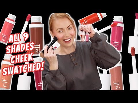 SWATCHING ALL NEW ELF CAMO LIQUID BLUSHES | BEST YET?! | Steff's Beauty Stash