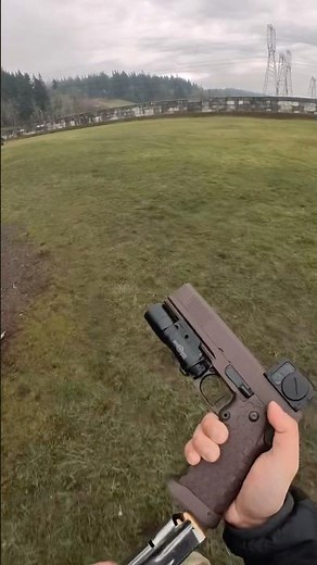 U.S. Army Infantry running through a pistol competition