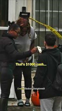 Giving 1000$ to her because she's kind to me 💞🥺 #helperclips #kindness #helpingothers