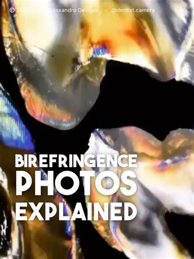 Dr. Alessandro Devigus | The DevigusMethod™ on Instagram: "The beauty of nature revealed through polarized light. When light meets dental tissue, something magical happens — colors appear that aren’t visible to the naked eye. 🌈 This phenomenon is called birefringence photography, a fascinating way to visualize internal structures of enamel and dentin. 🧠 In the late 1980s, Claude Sieber published breathtaking birefringence images of sliced teeth — true dental art with scientific d