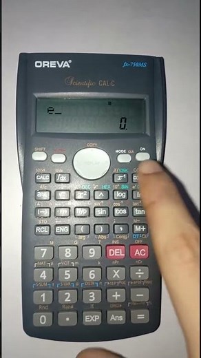 Calculate the powers of exponential using Scientific Calculator