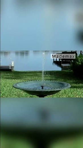 Mademax Solar Bird Bath Fountain Pump | Transform Your Outdoor Space with Eco-Friendly Elegance