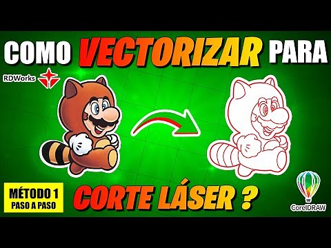 🚀 How to Vectorize EASILY and FAST in CorelDRAW for LASER CUTTING [Method 2025] ✅ Vectorize images 🔥